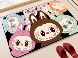 Alfombra base goma decorada